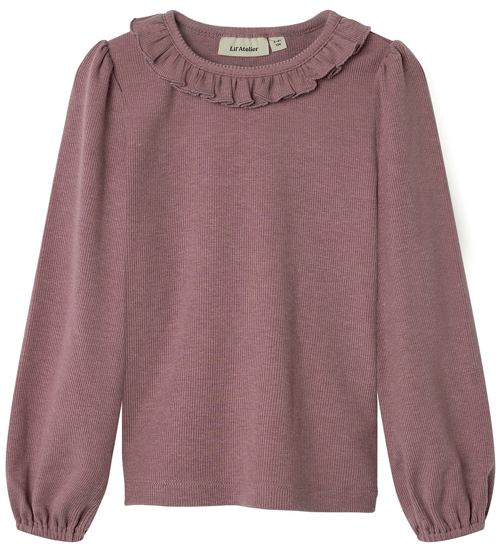 Lil' Atelier Bluse - Rib - NmfDarla - Nostalgie Rose