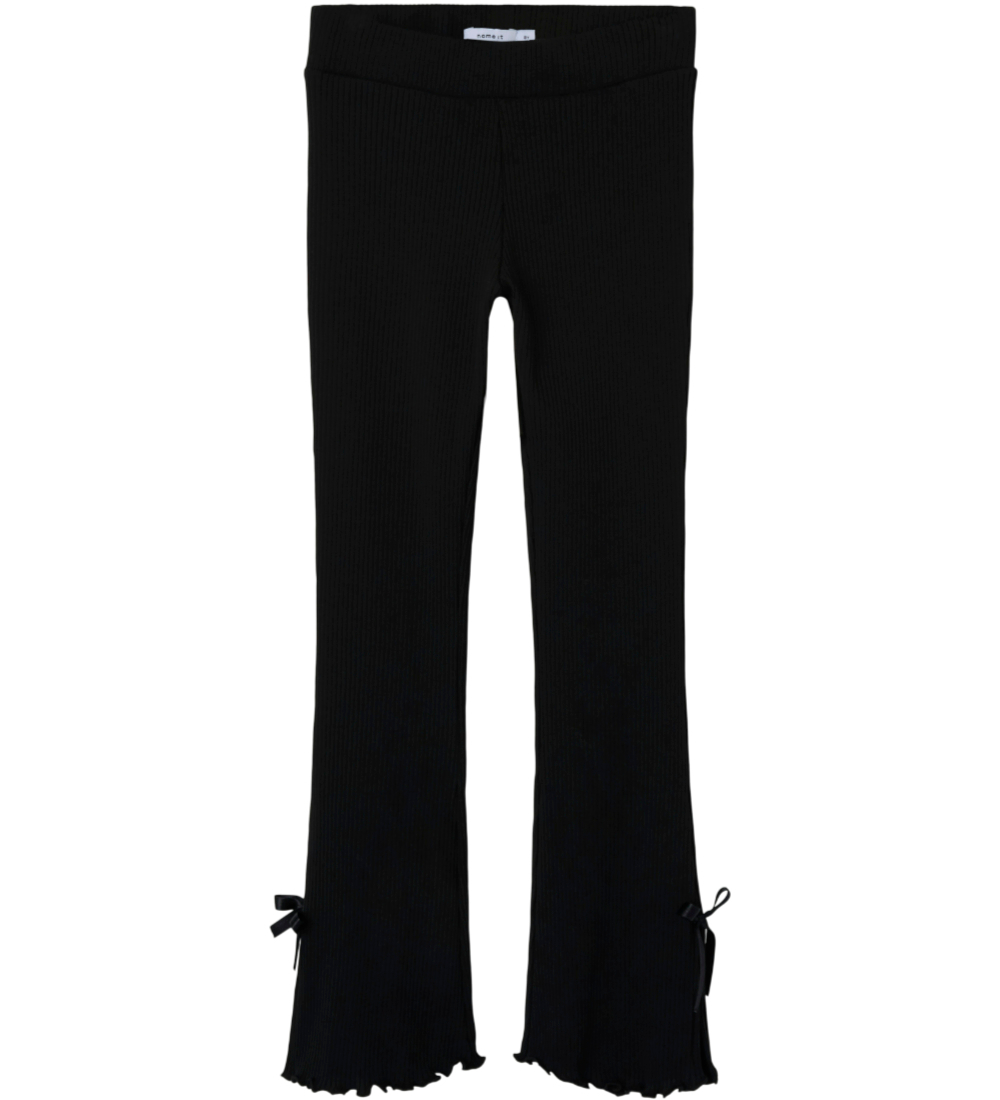Name It Leggings - Rib - NfkTimba - Svart
