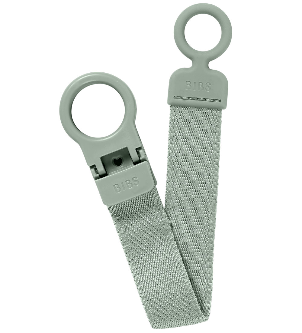 Tétines BIBS - Clip en boucle - Sage