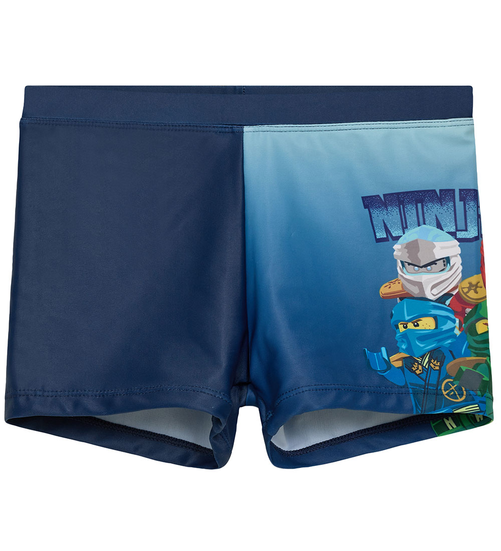 LEGO® Ninjago Swim Trunks - LwAgan 307 - Dark Blue w. Print