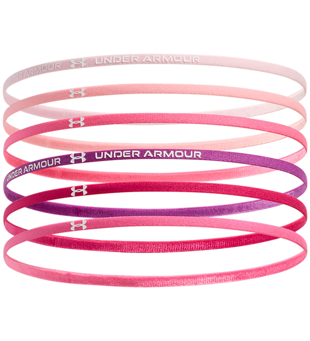Under Armour Hárband - 6 Pakki - Prisma Bleikt