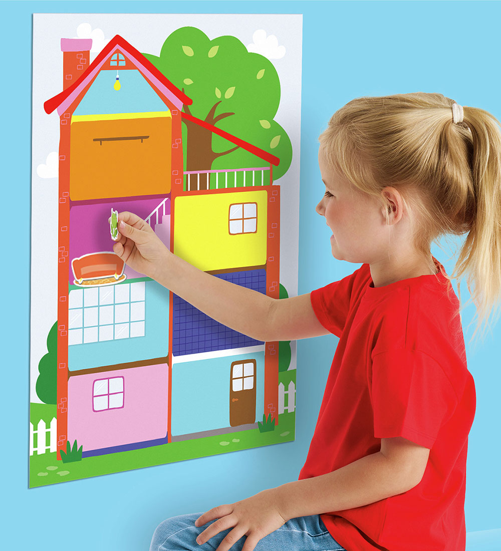 SES Creative - My First - Poster with Stickers - House