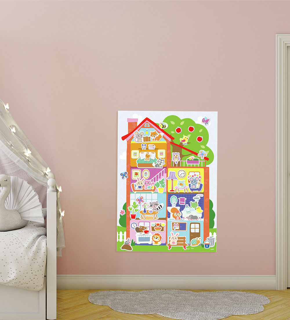 SES Creative - My First - Poster with Stickers - House