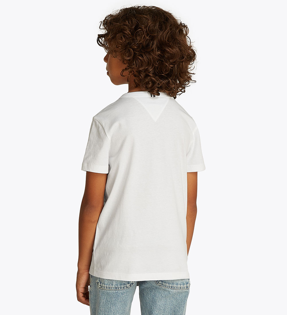 Tommy Hilfiger T-paita - Palmun Tulosta - Valkoinen