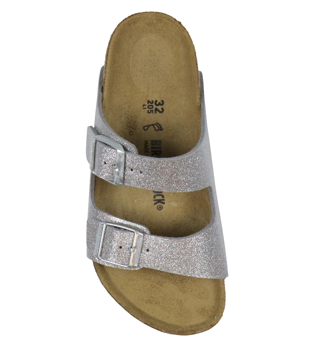 Birkenstock Sandaler - Arizona Kids BS - Mousserande Light Silve