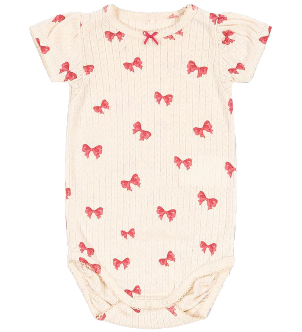Konges Sløjd Bodysuit s/s - Minnie - Rosia Bow