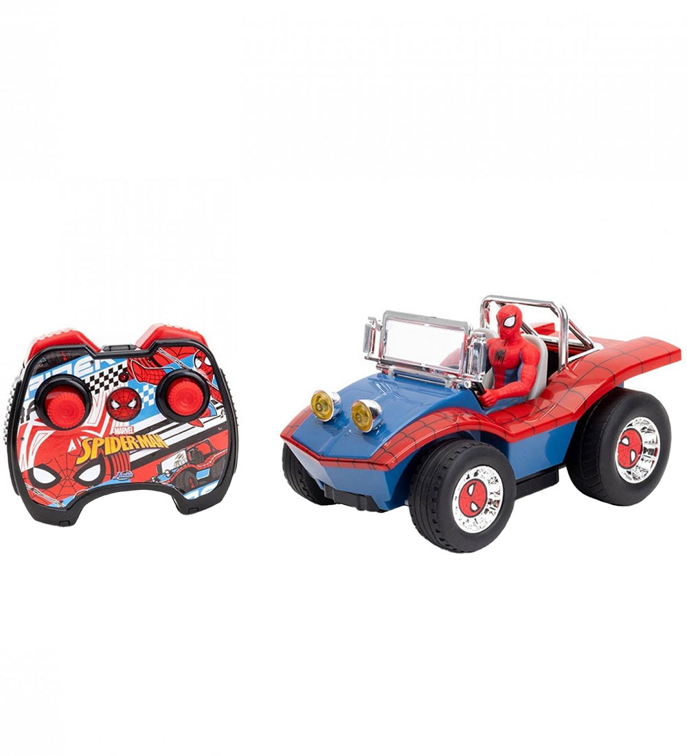 Jada Remote controlled Car - Marvel Spider-Man Buggy - 1:24