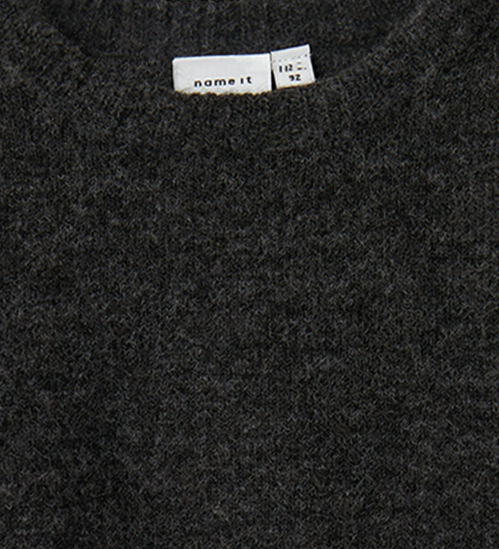 Name It Blouse - Gebreid - NmmTalils - Dark Grey Melange