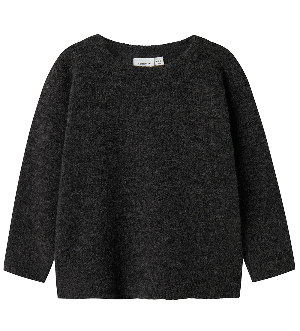 Name It Blouse - Gebreid - NmmTalils - Dark Grey Melange