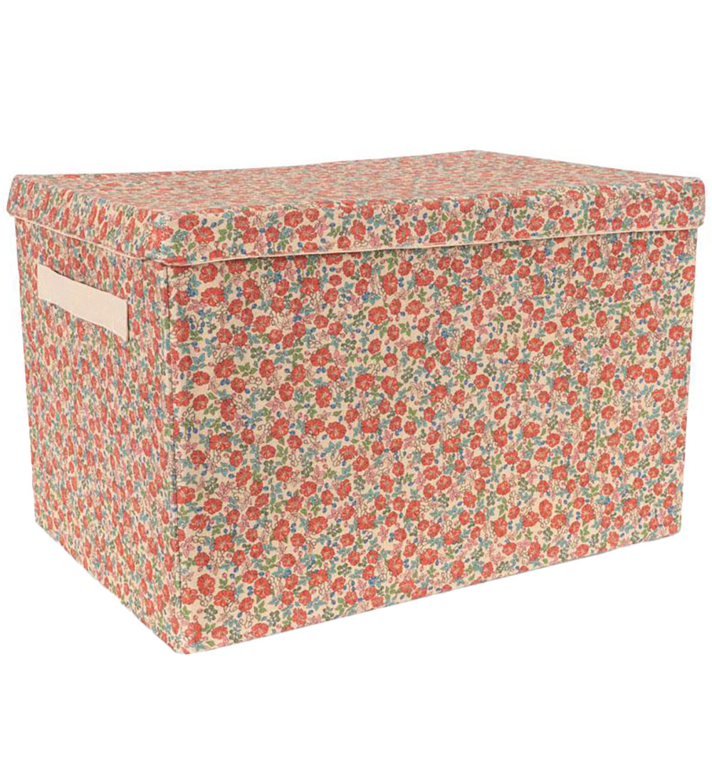Konges Sløjd Storage Basket - Large - Kaluka/Flowers