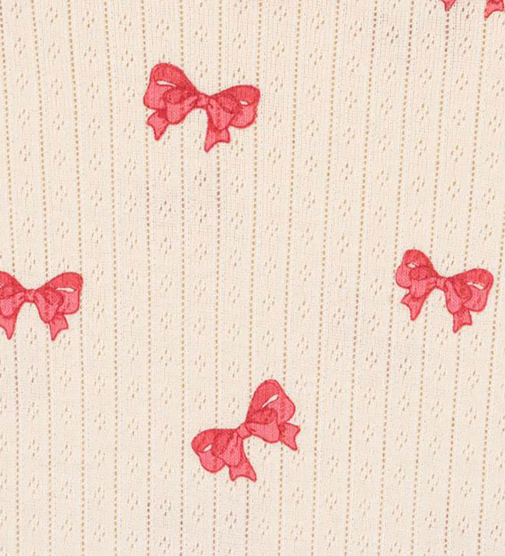 Konges Sløjd Leggings - Minnie - Rosia Bow w. Pointelle