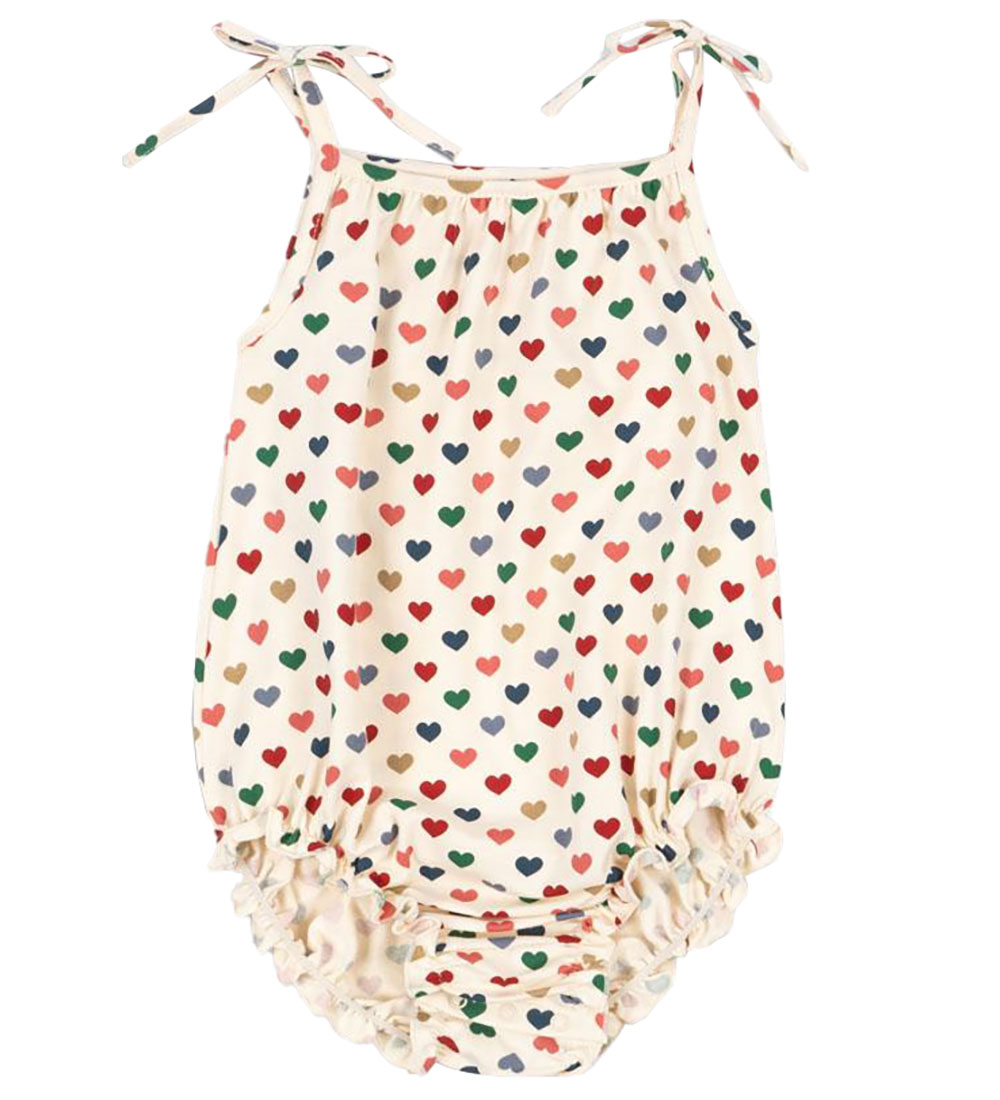 Konges Sløjd Summer Romper - Strap - Coeur Color/Hearts