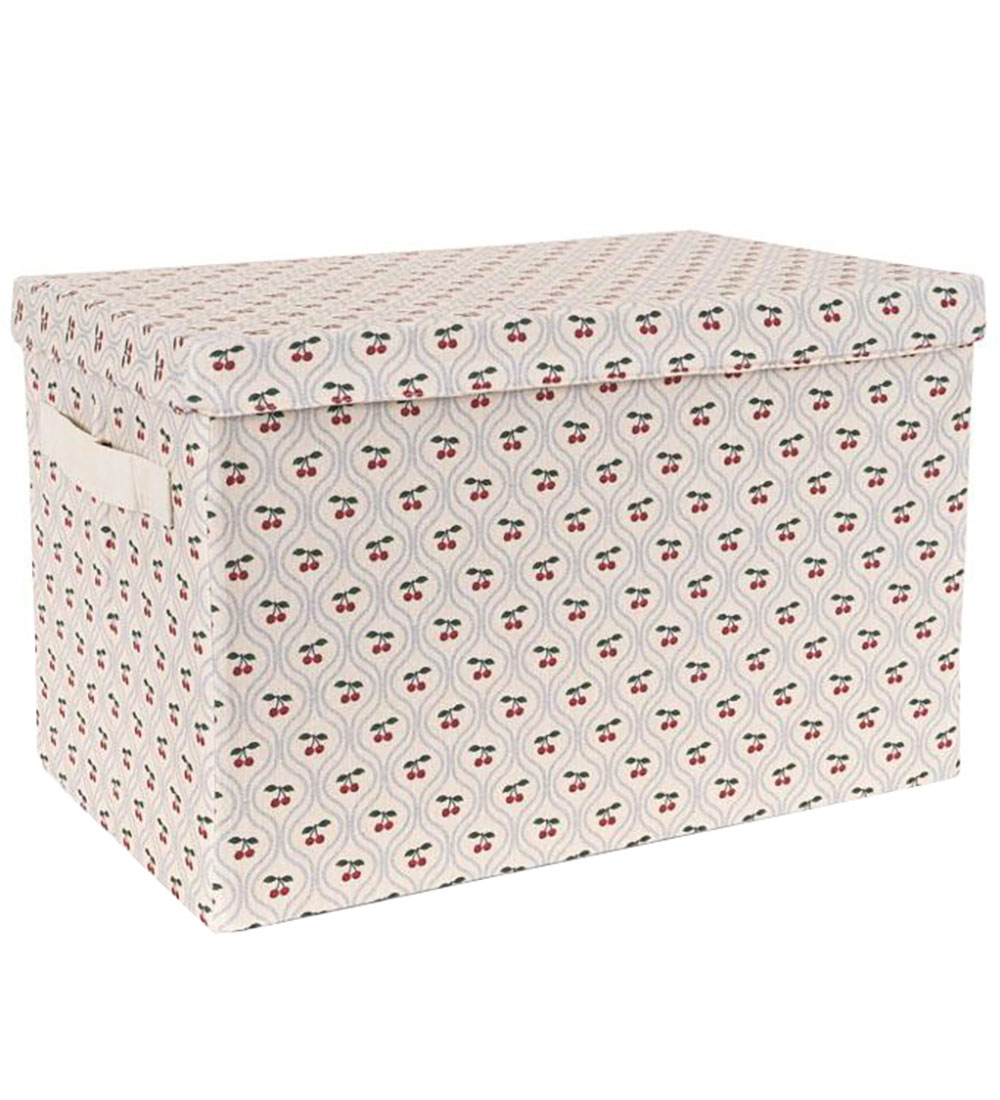 Konges Sløjd Storage Basket - Little - Cherry Motif