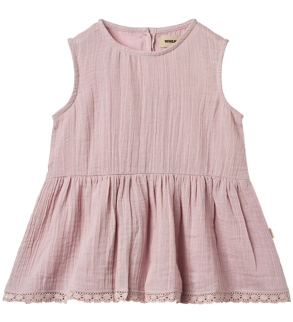 Wheat Top - Muslin - Bea - Lavender Mist w. Lace