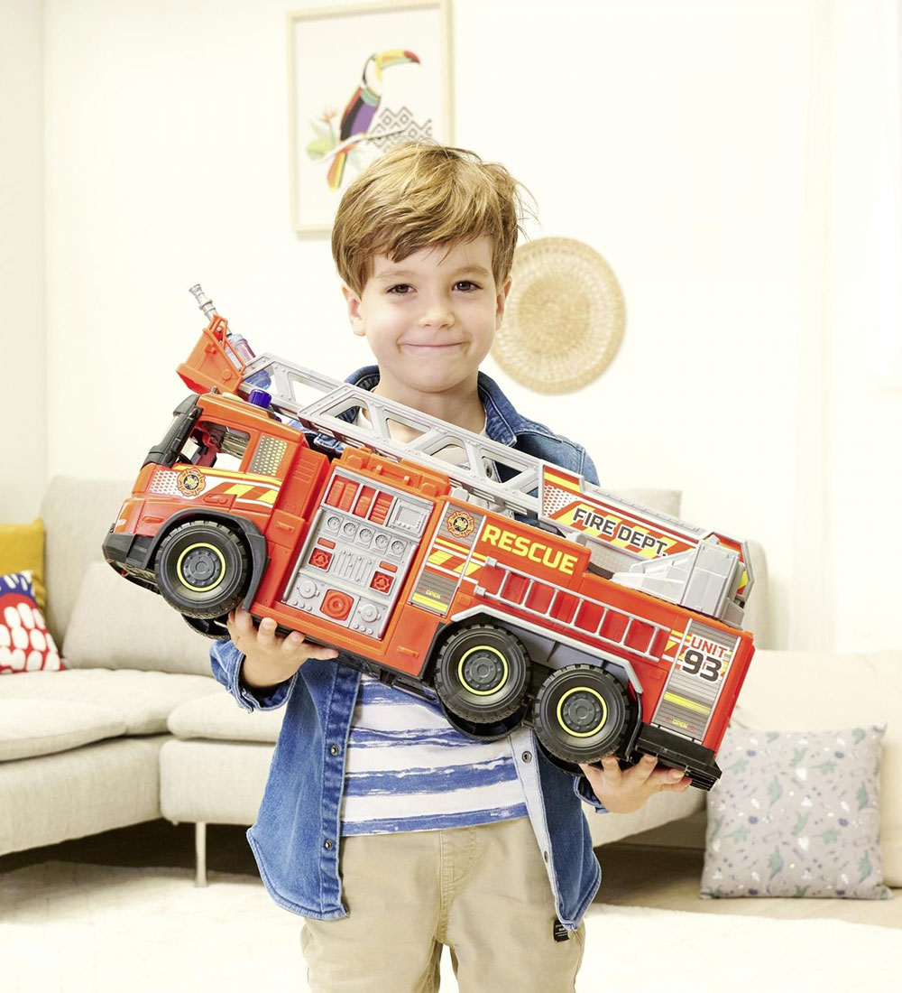 Dickie Toys Fire truck - Giant Fire Truck - Light/Sound