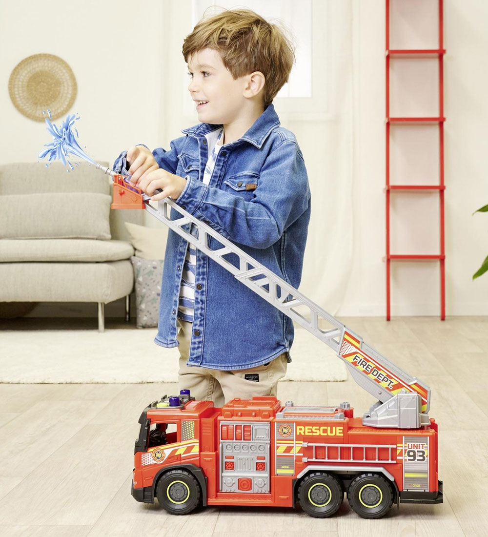 Dickie Toys Fire truck - Giant Fire Truck - Light/Sound