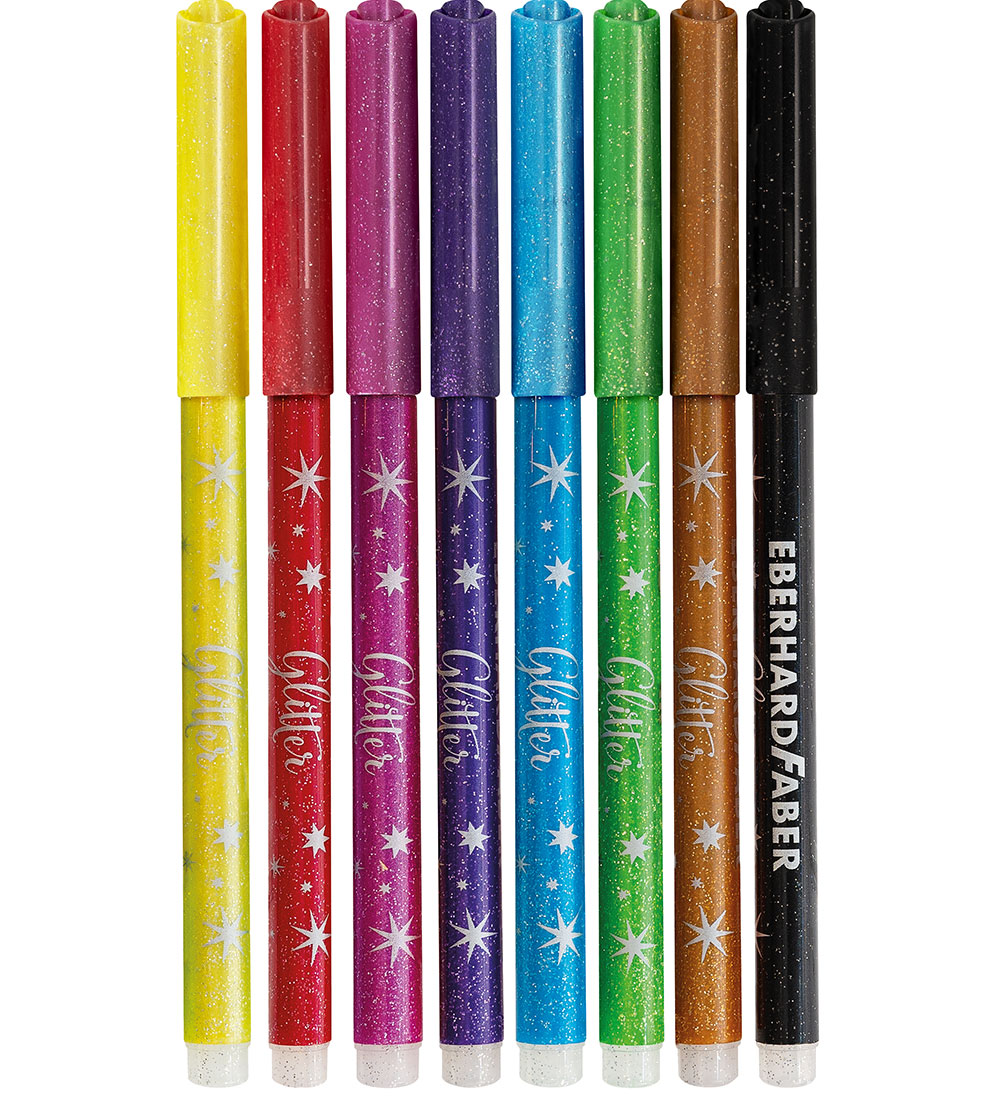 Eberhard Faber Markers - 8 pcs - Glitter