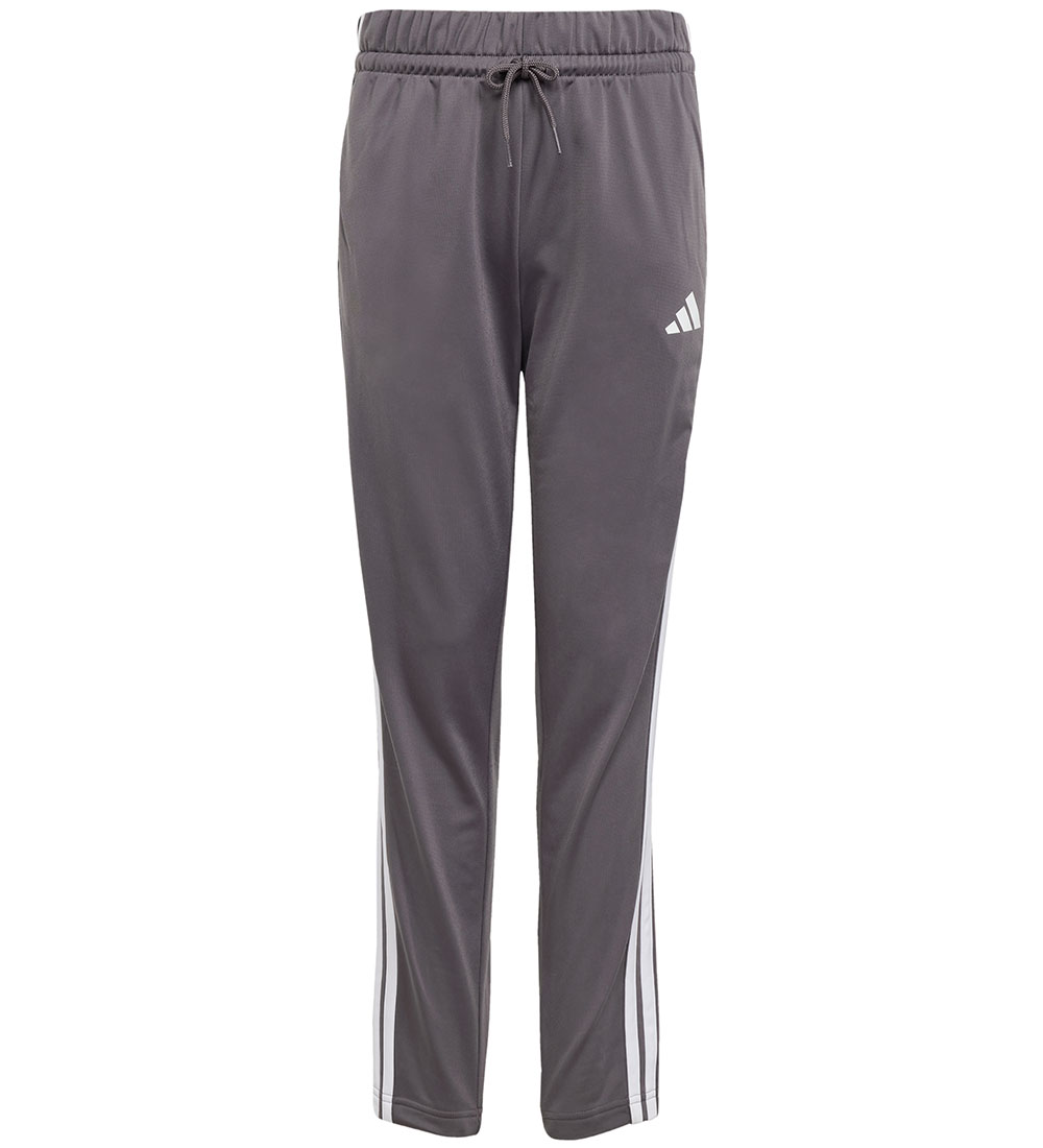 adidas Performance Sweatset - J 3S TIBERIO TS - GRESTR/White/POW