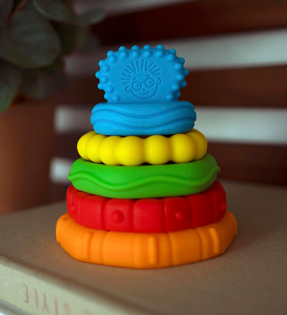 Baby Einstein Stack and Teething Toy - Stack & Teeth - Multi tea
