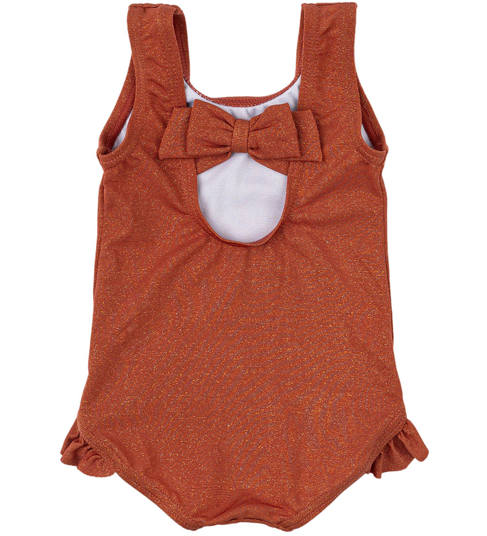 Petit Piao Swimsuit - Bow Tie - Gold