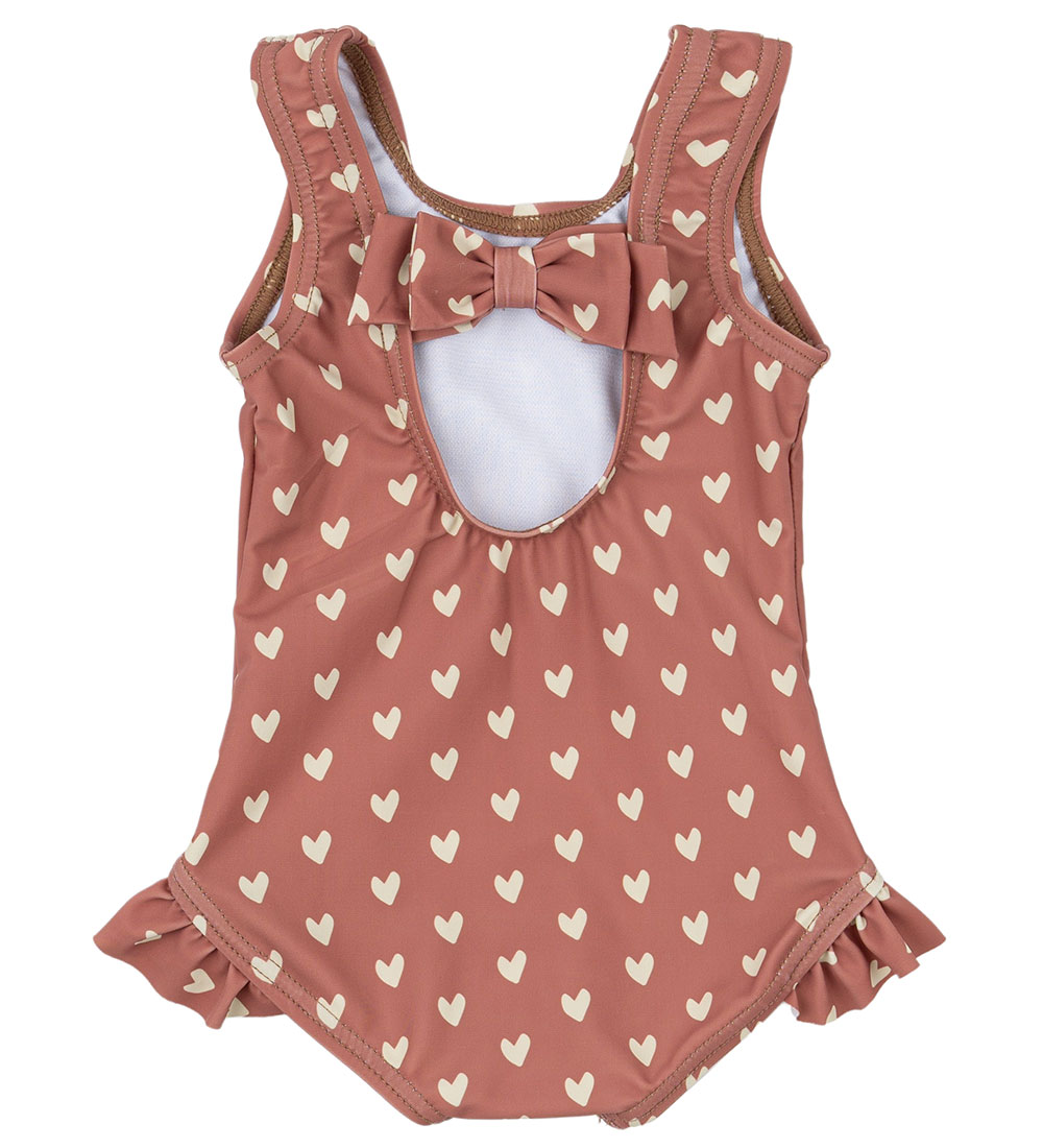 Petit Piao Swimsuit - Bow Tie - Withered Rose Heart