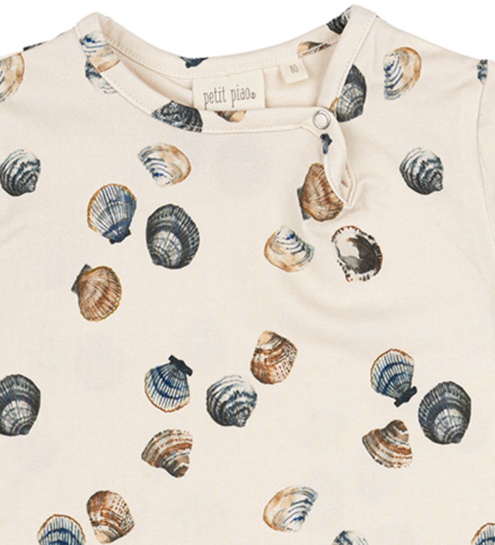 Petit Piao Summer Romper - Sum - Clam