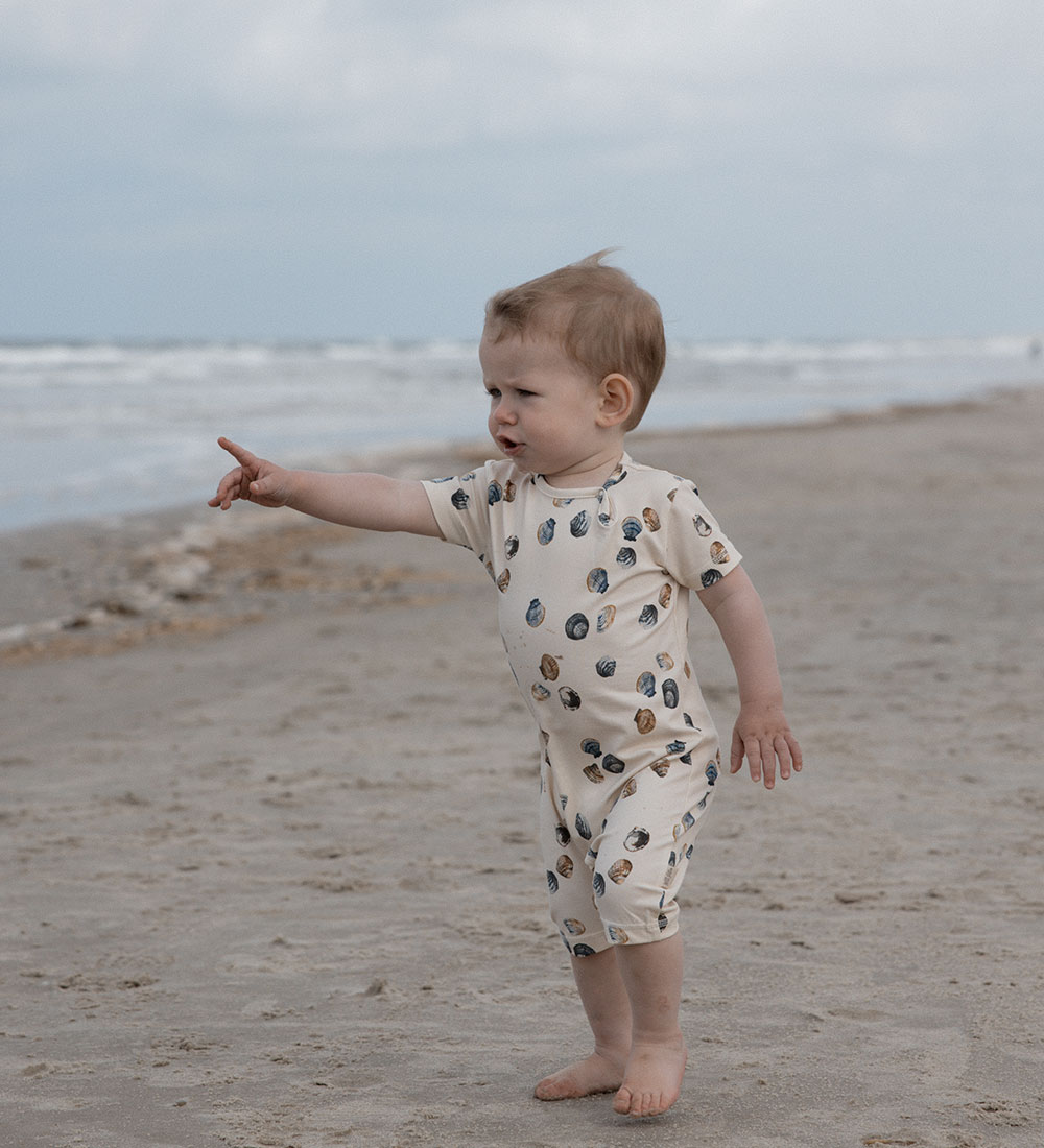Petit Piao Summer Romper - Sum - Clam