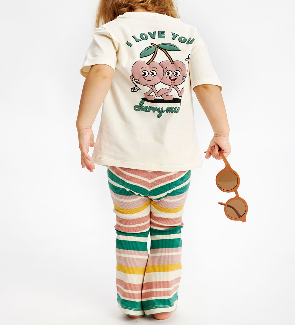 The New Siblings Trousers - TnstOcean - Rib - Multi Striped
