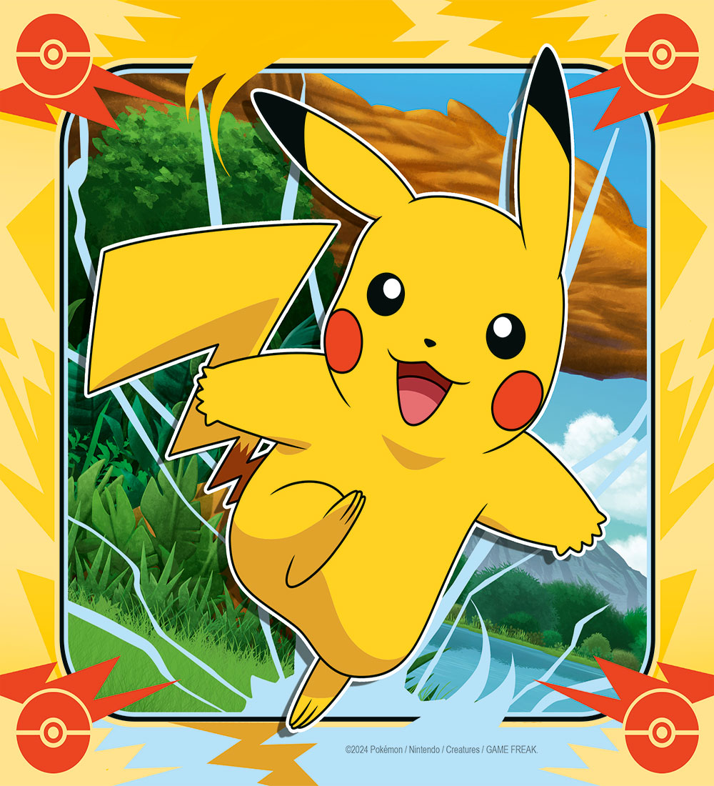 Ravensburger Jigsaw Puzzle - 3x49 Bricks - Pokémon