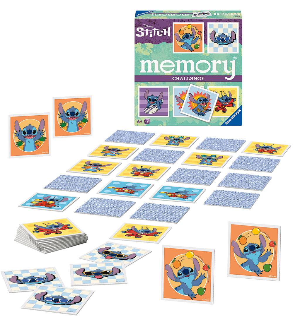 Ravensburger Memoryspel - Disney Stitch