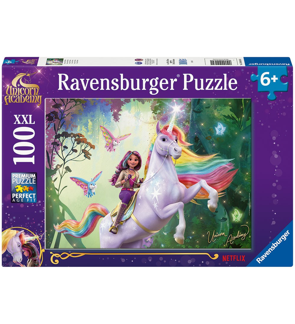 Puzzle Ravensburger - 100 Briques - Unicorn Academy