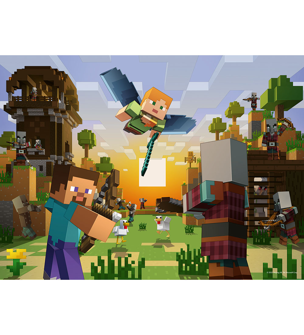 Ravensburger Jigsaw Puzzle - 150 Bricks - Minecraft Architecture