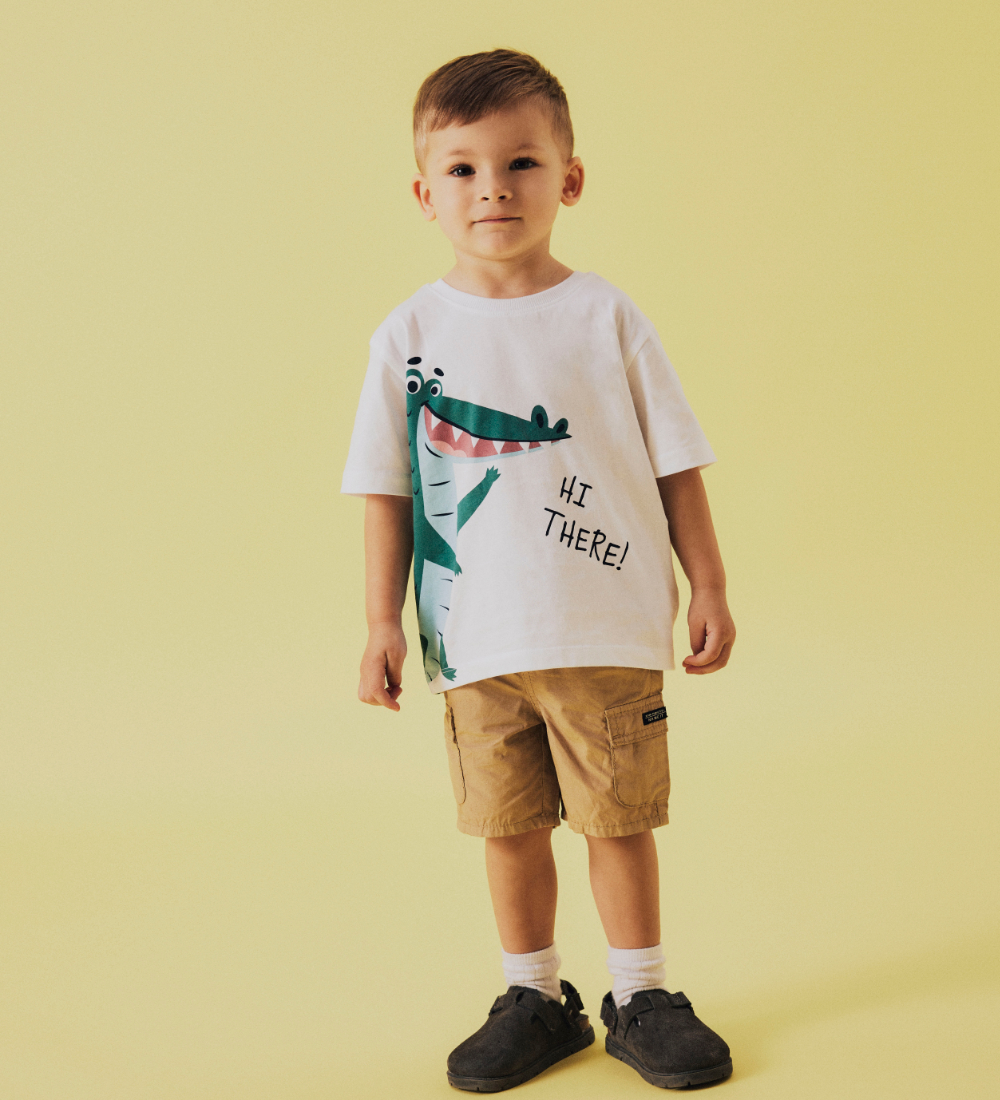 T-Shirt Name It - NmmHelge - Lucent White