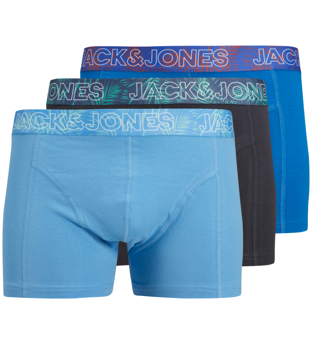 Jack & Jones Boxers - 3-Pack - JacPeter - Azure Blue/India I