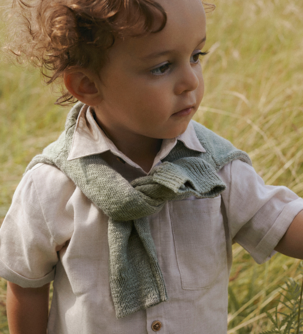 Lil' Atelier Hemd - NmmTarou - Gebleicht Sand