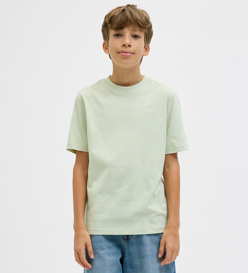 Jack & Jones T-Shirt Jorvarenna - Seladon-Tönung