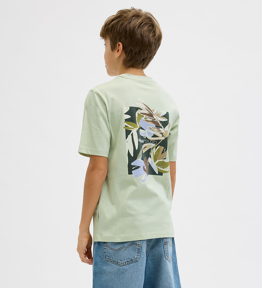 Jack & Jones T-Shirt Jorvarenna - Seladon-Tönung