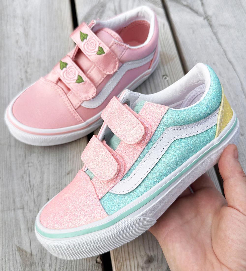 Vans Shoes - Old Skool V - Pastel Multi - Glitter
