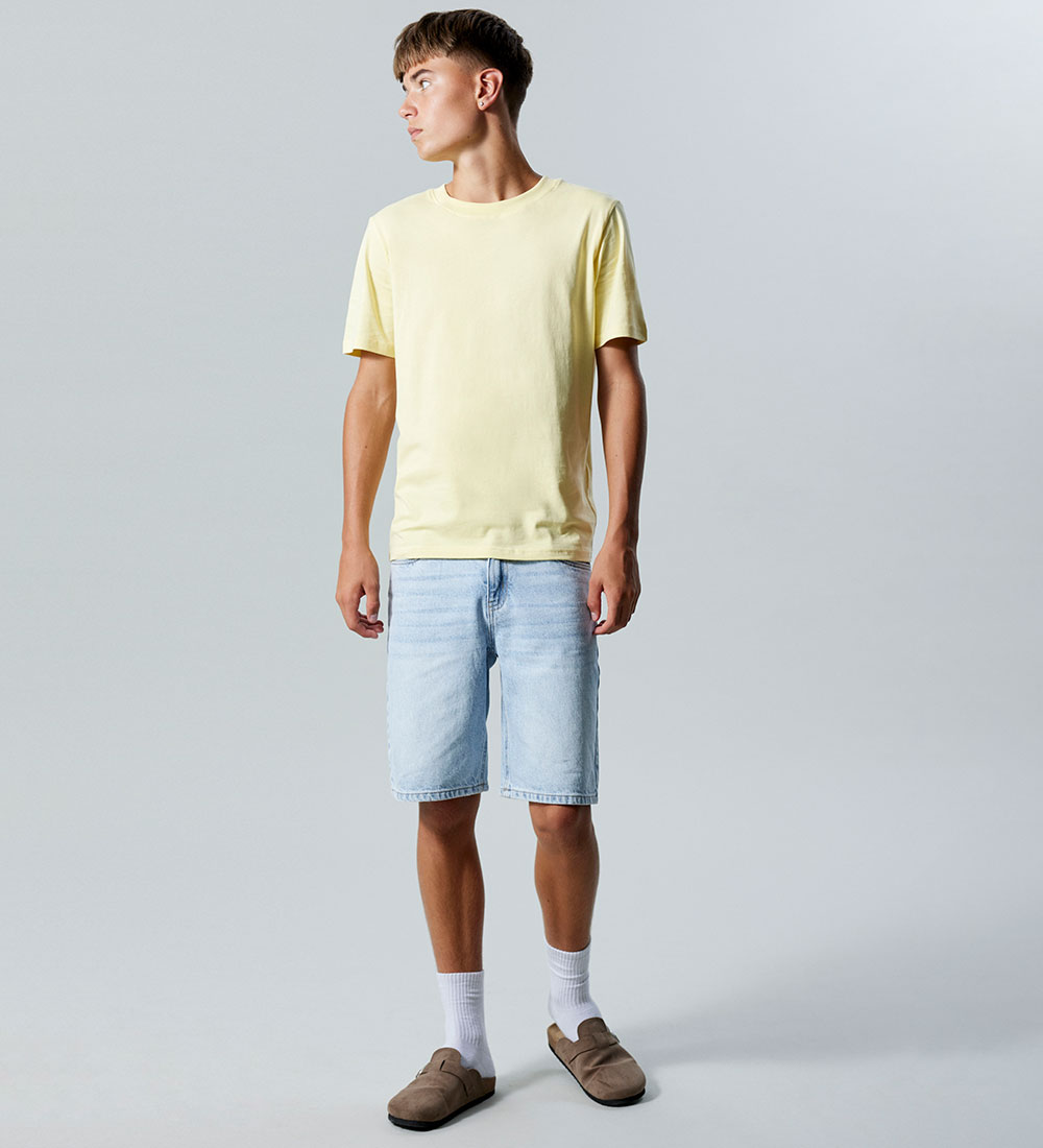 LMTD Shorts - NlnKim - Light Blue Denim