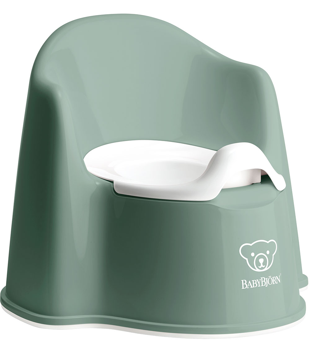 Pot BabyBjörn - Gris Vert/Blanc