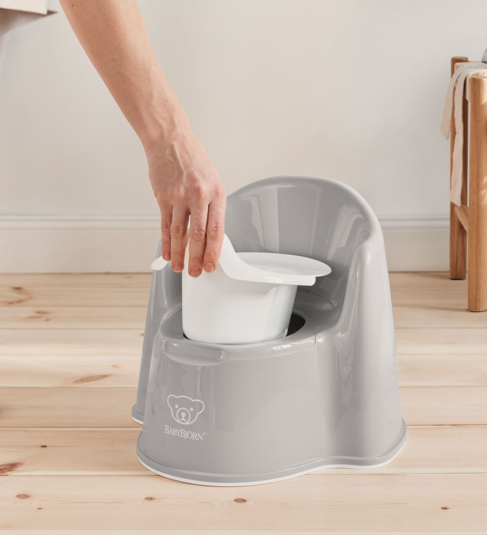 BabyBjörn Töpfchenstuhl - Grau/Weiß