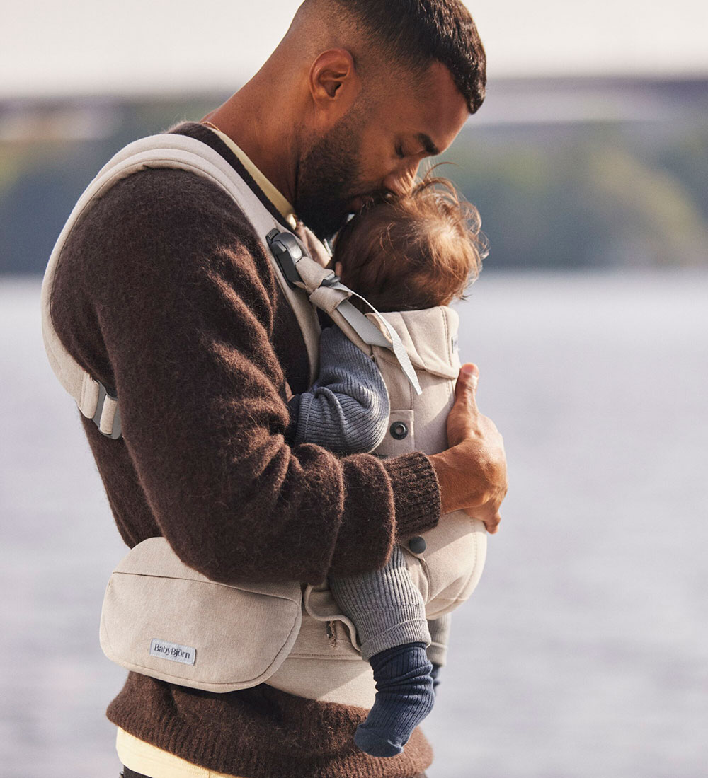 BabyBjörn Pockets for Baby Carrier - Woven Melange - Light Beige