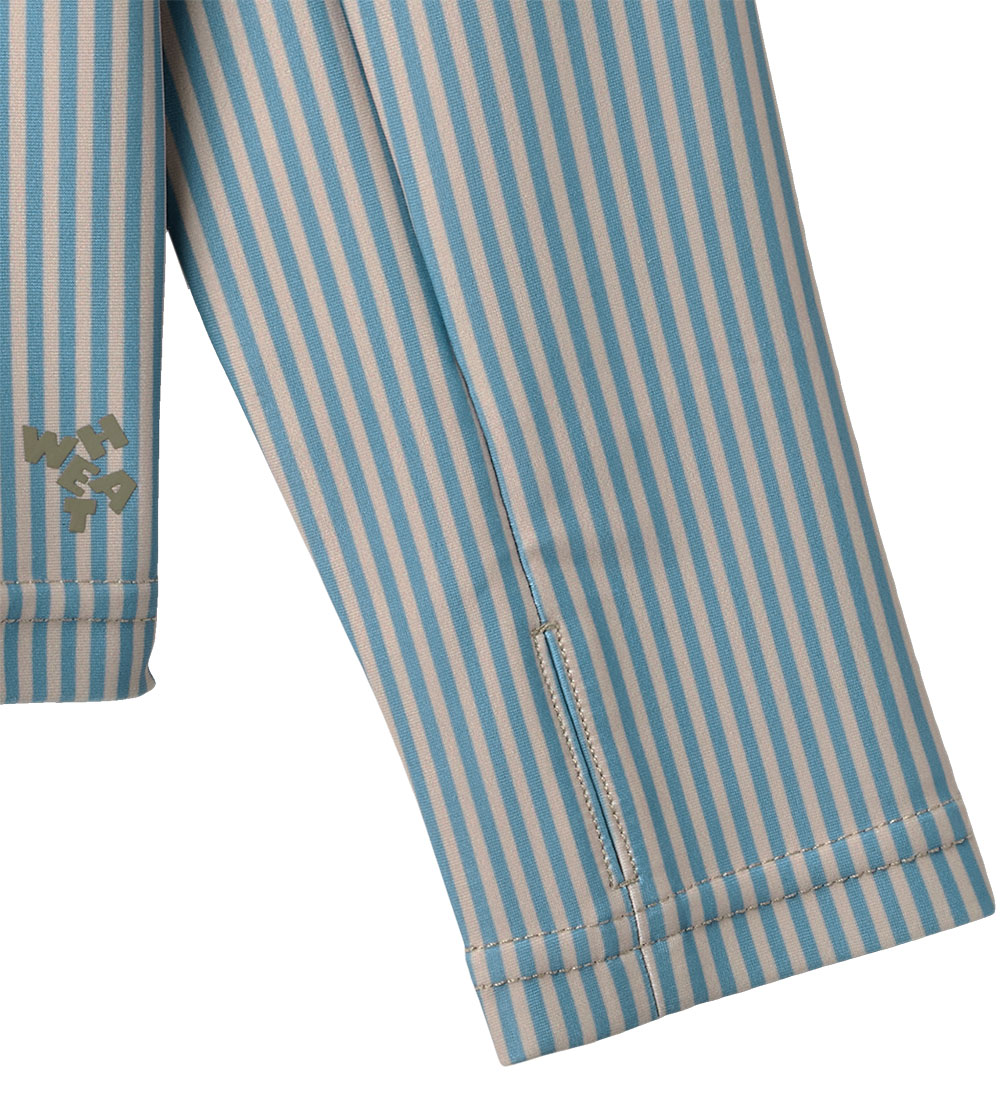 Wheat Swim Top - Ada - UV40+ - Blue Swim Stripe