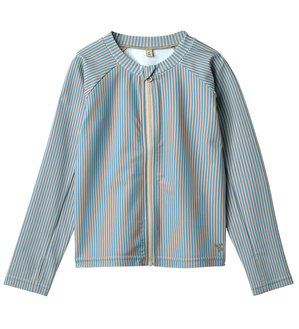 Wheat Swim Top - Ada - UV40+ - Blue Swim Stripe