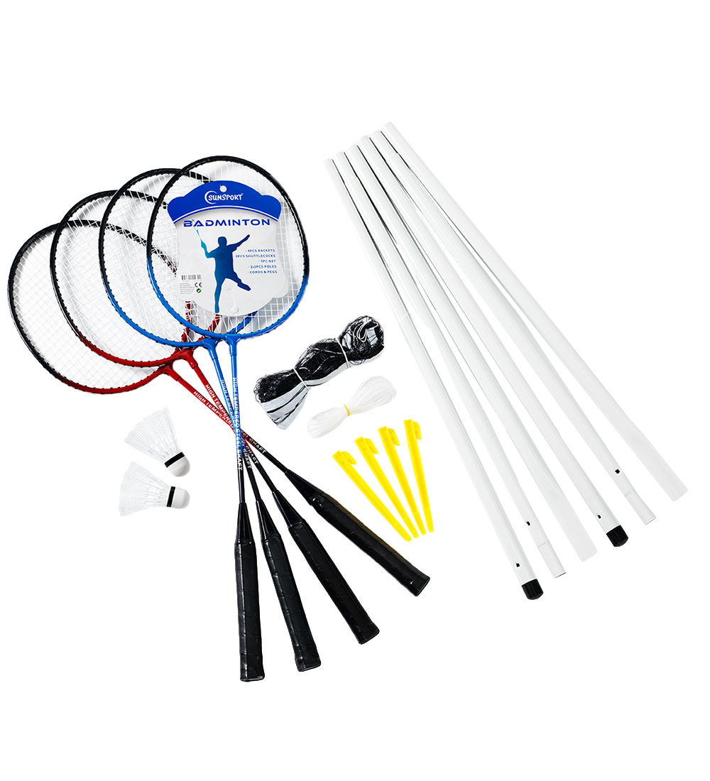 Bex Sport Badminton Set - Sunsport - 4 Rackets Complete Set