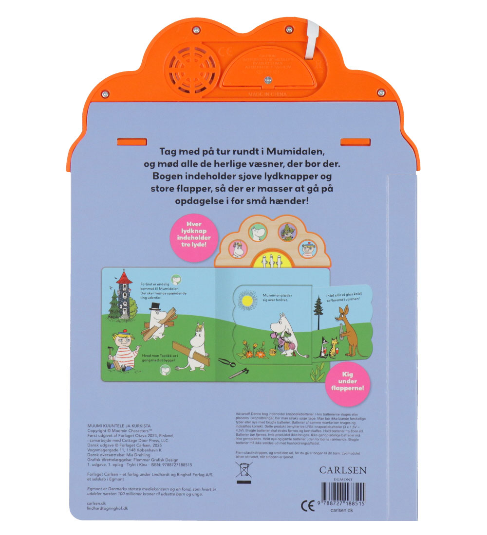 Forlaget Carlsen Book - Moomin's Book With Sound - Danish