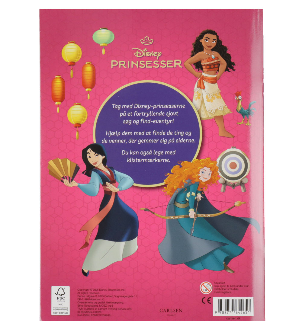 Forlaget Carlsen Book - Disney Princesses - Search And Find