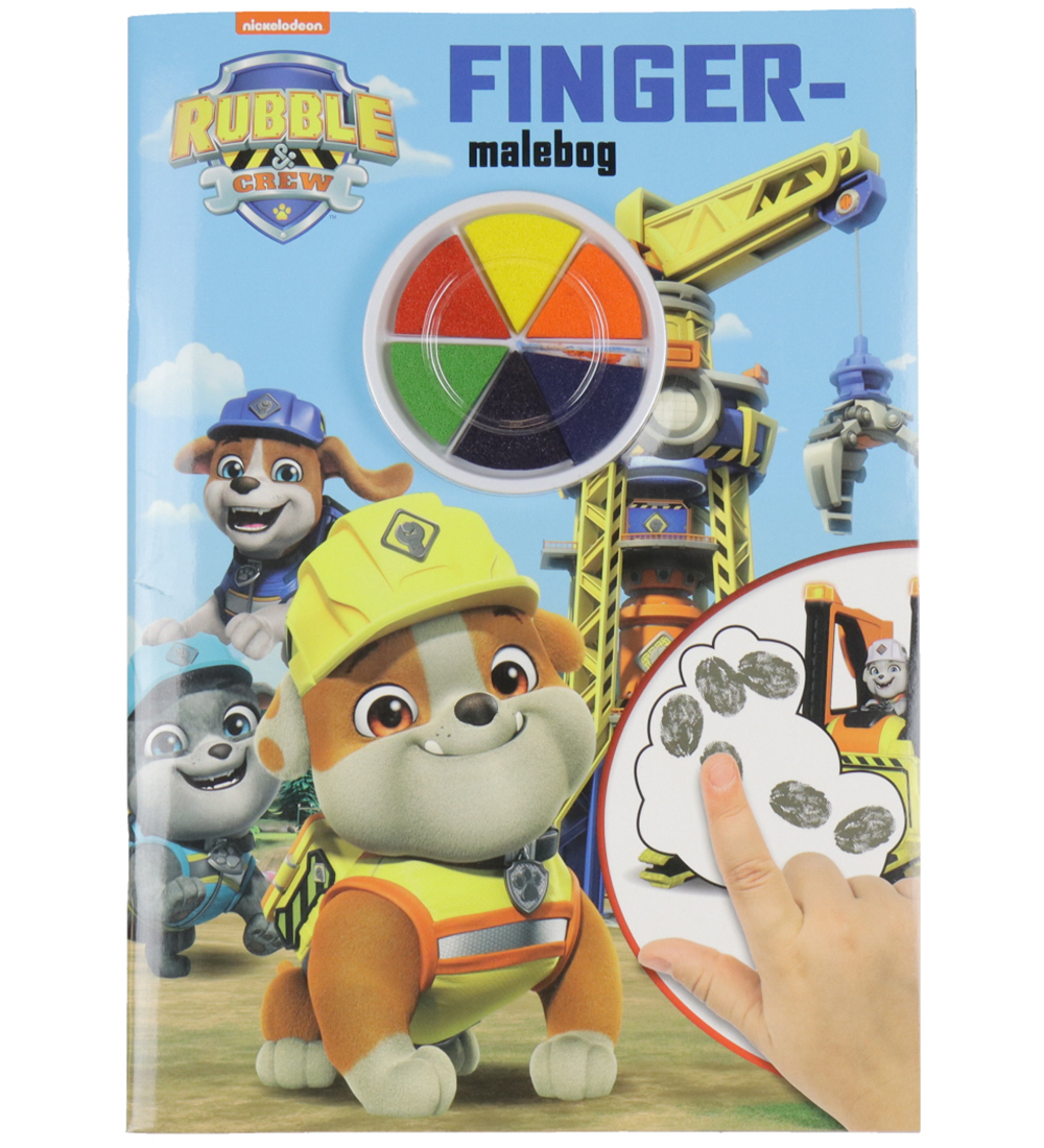 Alvida Book - Finger coloring book w. Rubble & Crew - Danish