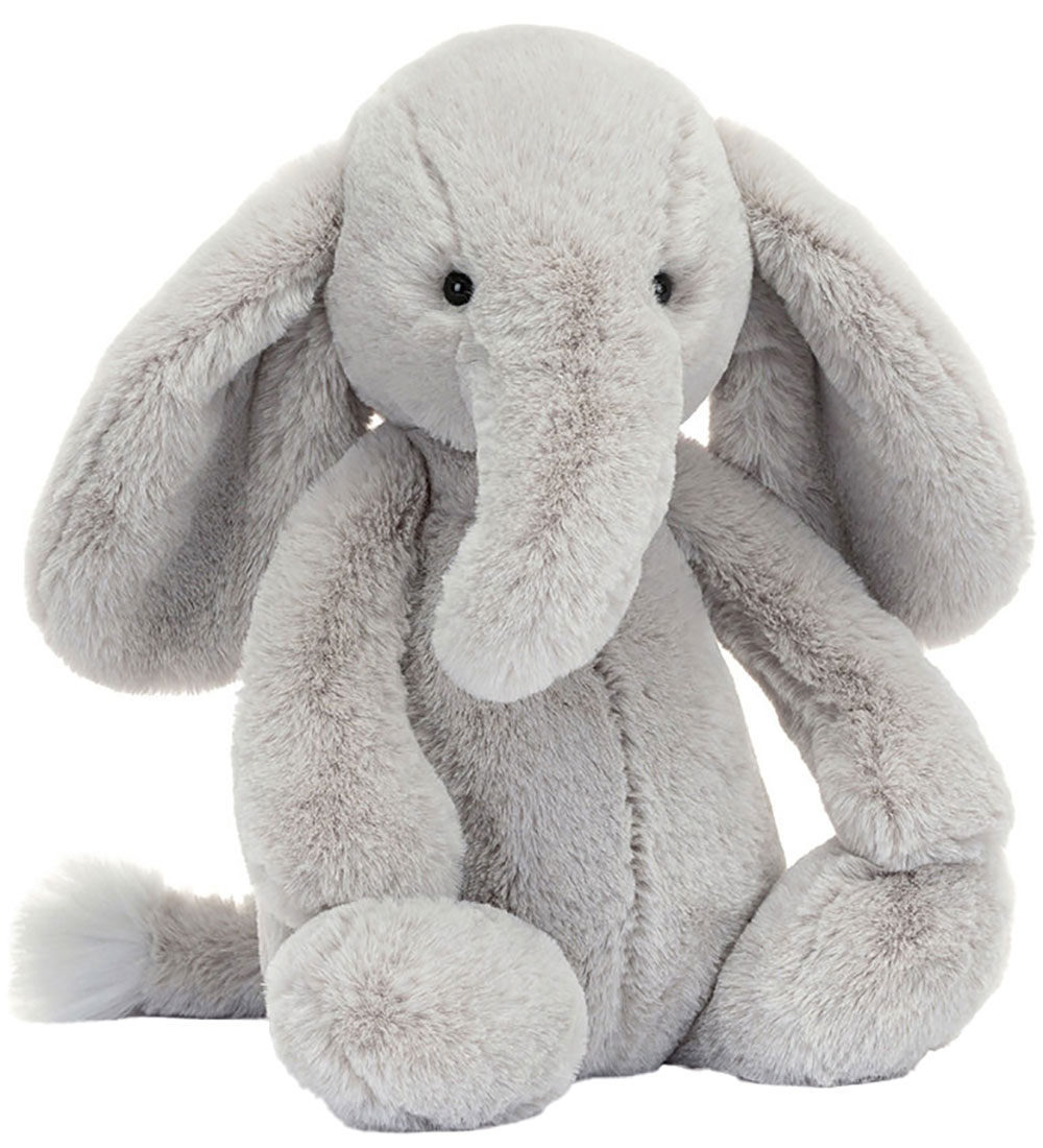 Jellycat Soft Toy - 31x12 cm - Bashful Luxe Elephant Thuddeus Or