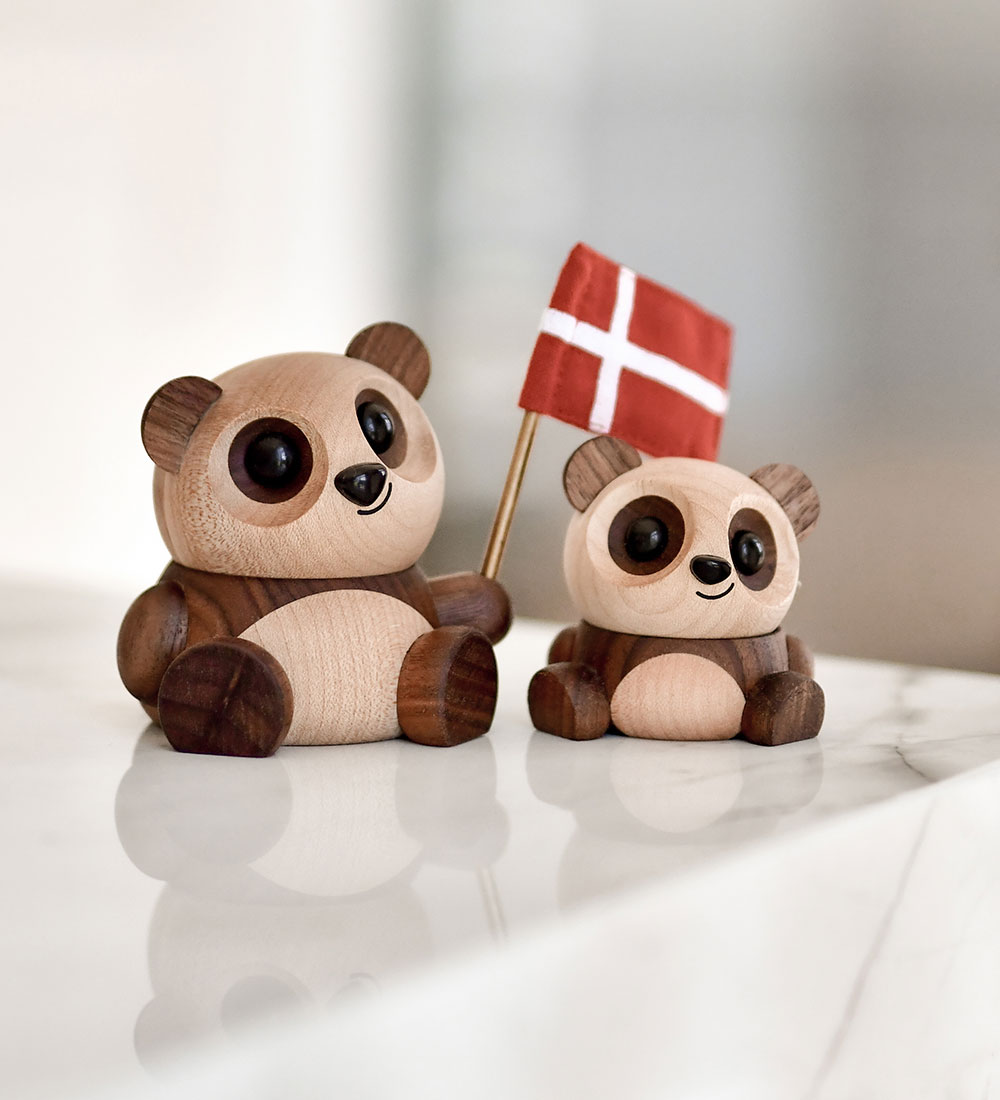 Fablewood Panda - Pom Pom - 6 cm - Natural